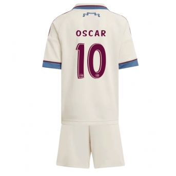 Ajax Oscar Gloukh #10 Maglia Gara Terza Repliche 2025-26 Bambino Maniche Corte